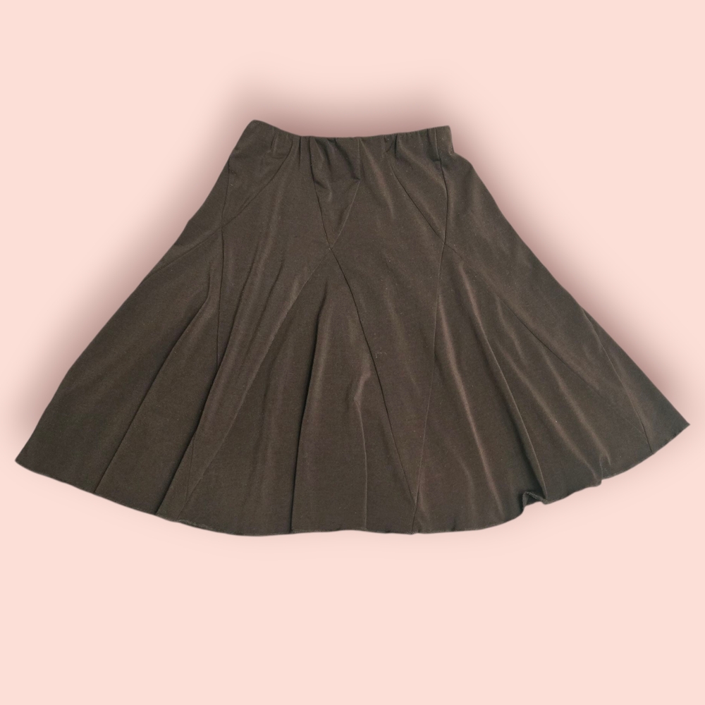 Amy Byer Girls Black A-Line Skirt Sz 7/8